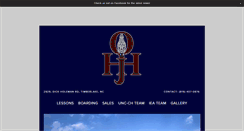 Desktop Screenshot of oakhillhunterjumpers.com
